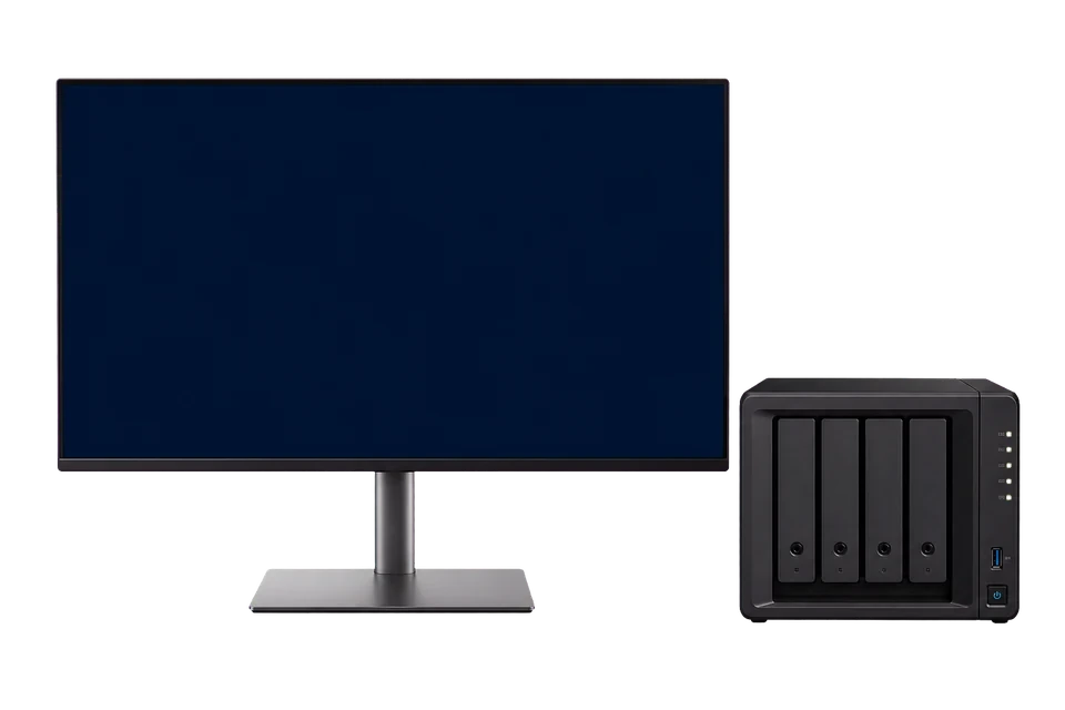 WarpSend management workstation with a NAS endpoint
