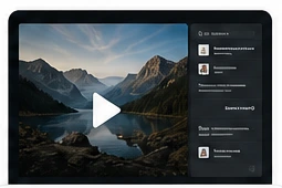 Finished video presented on a secure client delivery page